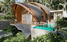 New 3-Bed Contemporary Moon Shadow Garden Pool Villas, Ban Makham
